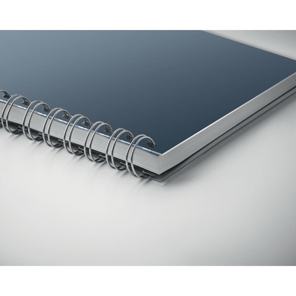 A5 RPET notebook recycled lined Anotate - Blue