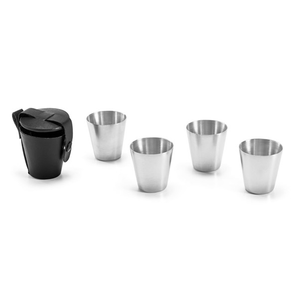 PS - HIMALAYAS. Set of 4 stainless steel cups 25 mL