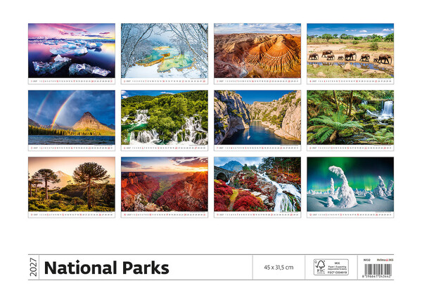 Kalendár National Parks