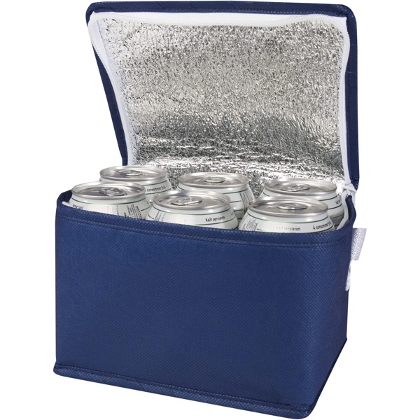 Sac isotherme Spectrum non tissé recyclé GRS de 4L pour 6 canettes - Bleu royal