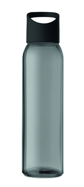 Garrafa de vidro 470ml Praga - Preto
