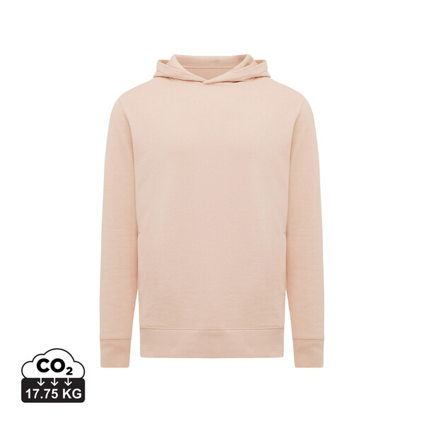 Unisex mikina IQONIQ Yengo z bavlny 280 g/m² - Peach Perfect / 3XL