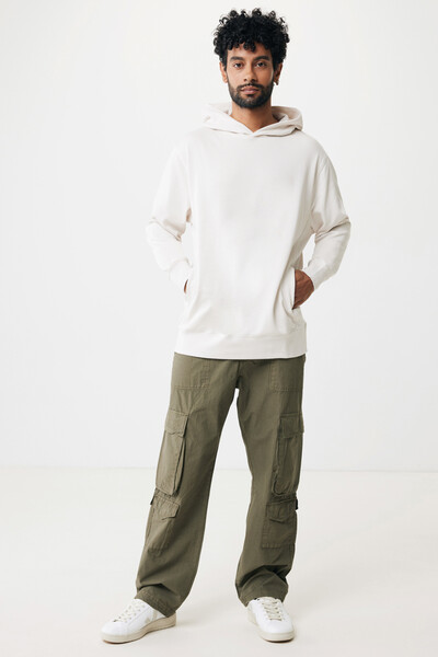 Sweat à capuche avec poches latérales IQONIQ Yengo - Ivory White / XS