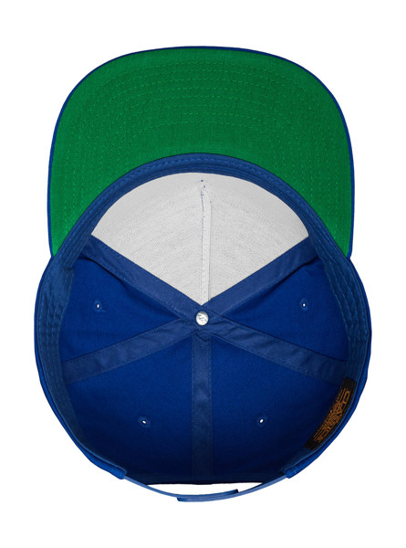 Classic 5 Panel Snapback - White / ONE SIZE