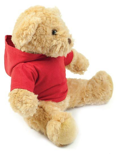 Mumbles teddy pulover s kapuco M, 100% bombaž, 160 gm2 - Rdeča / M