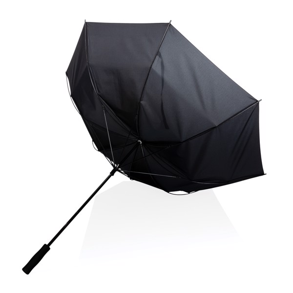 30" větruodolný deštník Impact ze 190T RPET AWARE™ - Černá