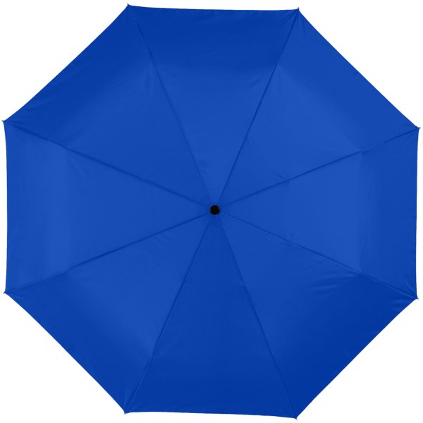 Parapluie 21.5" 3 sections ouverture fermeture automatique Alex - Bleu Royal