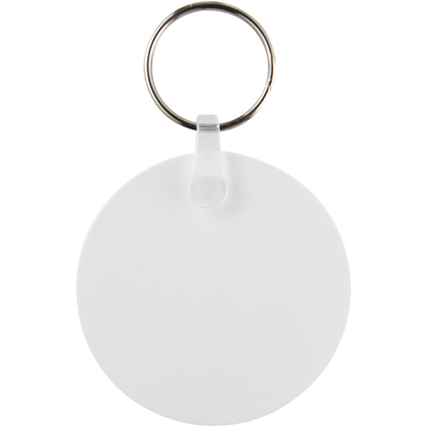 Tait circle-shaped recycled keychain