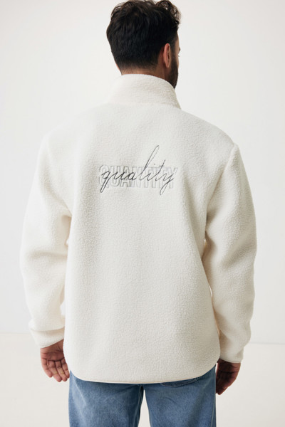 Iqoniq Diran recycled polyester pile fleece jacket - Natural / L