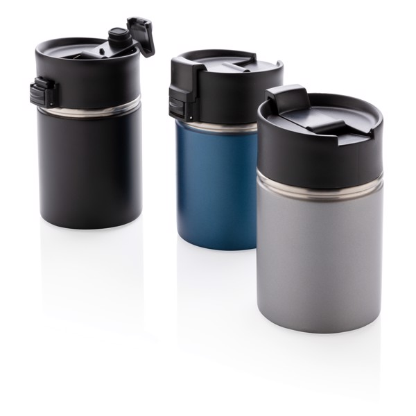 Bogota compact vacuum mug with ceramic coating - Grey