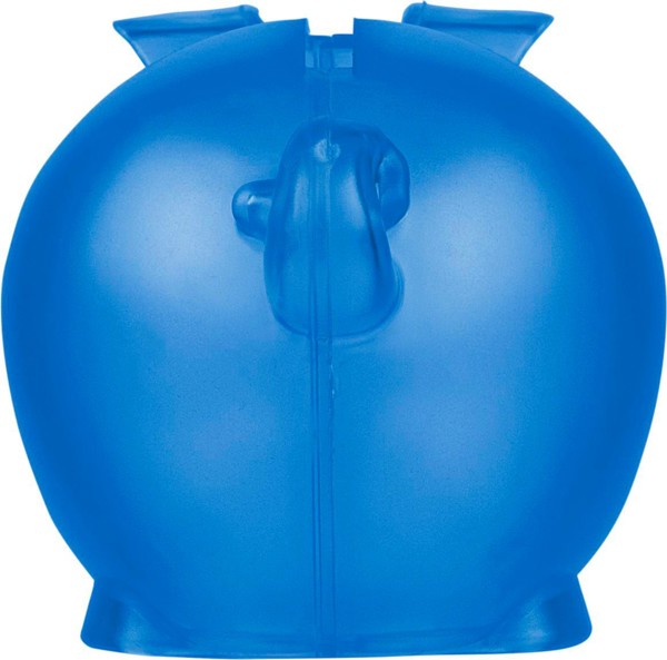 Recycled PS plastic piggy bank Vivi - Red