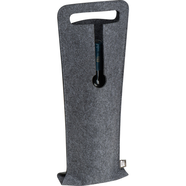 Felt bag for bottles LUCIE - Anthracite