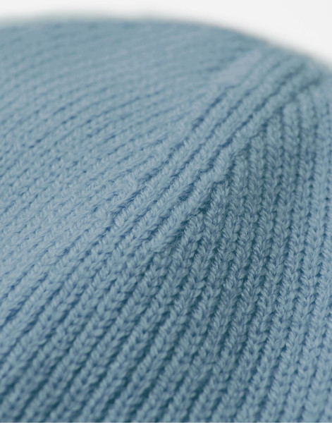 Deep Cuffed Tonal Patch Beanie - Natural Stone / ONE SIZE