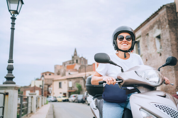 Borsetă din poliester RPET 300D Toshi - Albastru