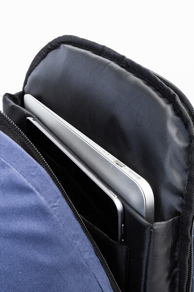 Sac à dos en RPET Leland - Bleu Foncé