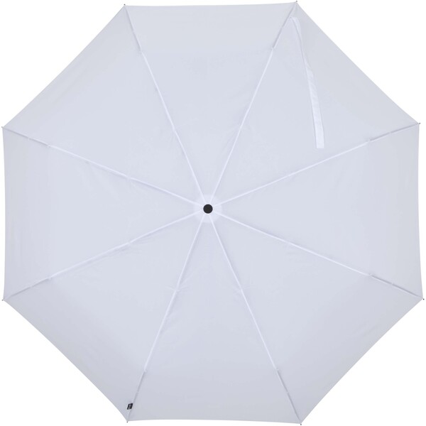 Gale 27" foldable auto open & close RPET umbrella - White