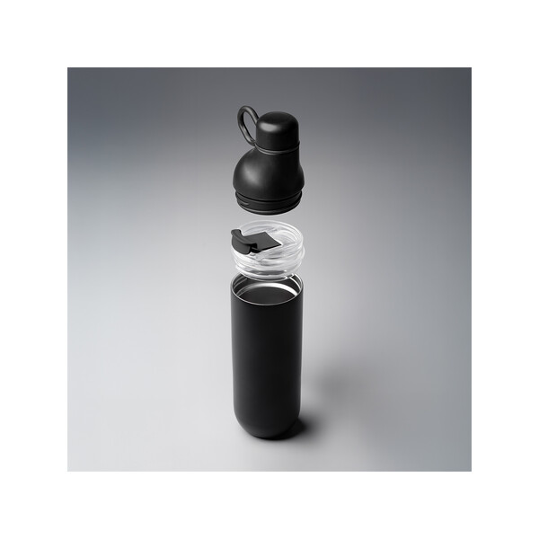 HOOKIPA L - 360° - BND877L - Bouteille et gobelet 2 en 1 (750 ml / 620 ml) Double paroi en acier inoxydable recyclé et ABS