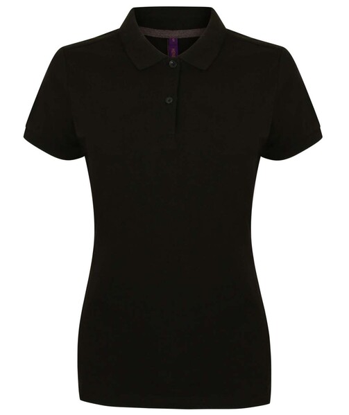 Ladies' Micro-Fine Cotton Pique Polo Shirt - White / L