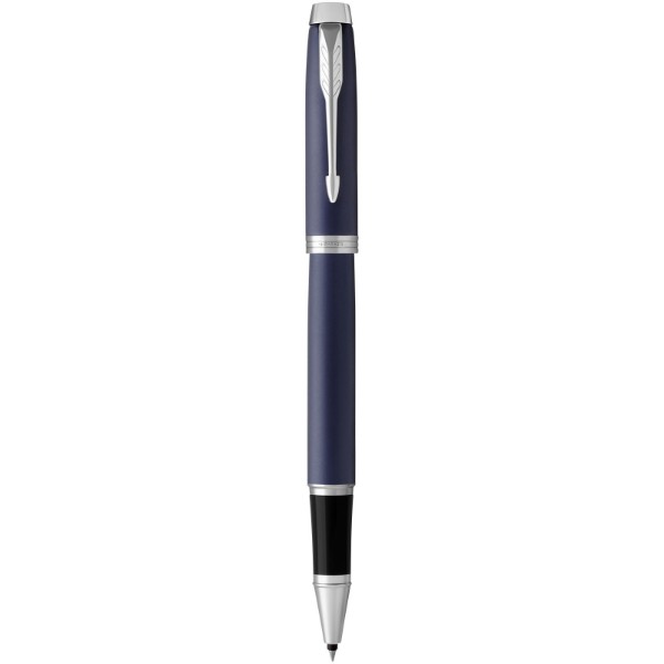 Stylo roller IM Parker (encre noire) - Bleu / Argent