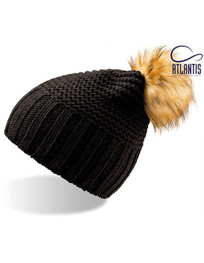 Monte Bianco Beanie - Black / Beige / One Size