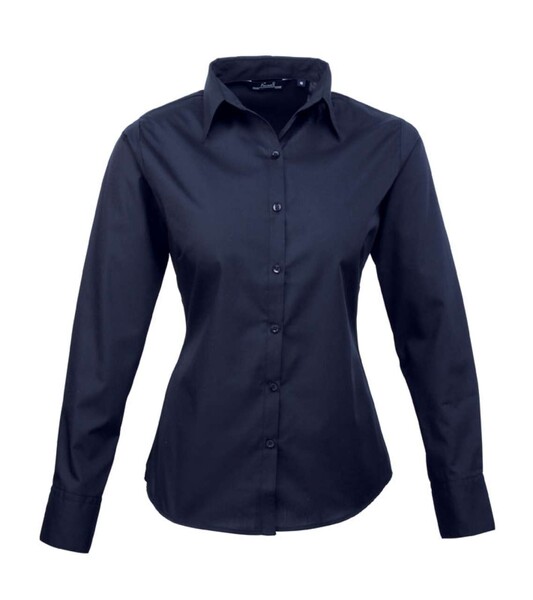 Ženska poplin bluza dugih rukava