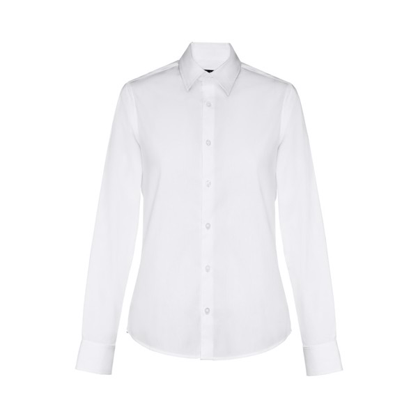 THC PARIS WOMEN WH. Women's long-sleeved shirt. White - White / S