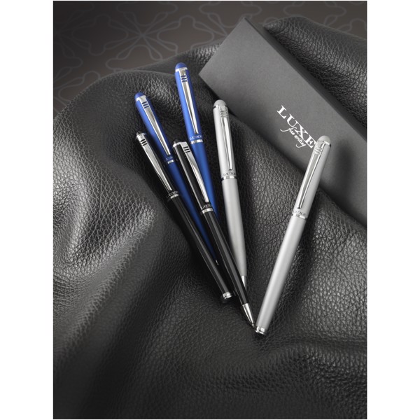 Andante duo pen gift set (black ink) - Silver