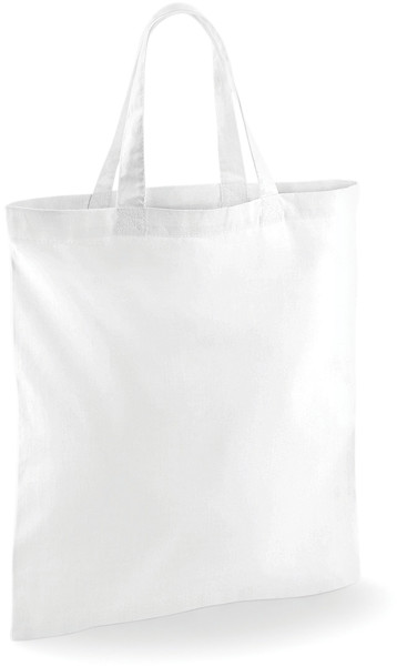 Baumwolltasche mit kurzem Henkel Westford Mill | W 101S - White / onesize