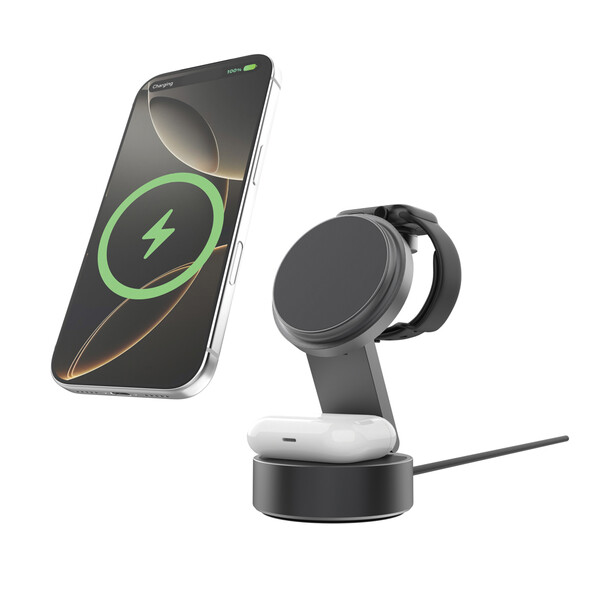 Quantum RCS 25W ultra-fast wireless 3-in-1 charger