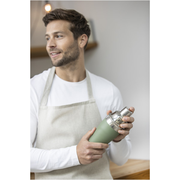Gaudie recycled stainless steel cocktail shaker - Black