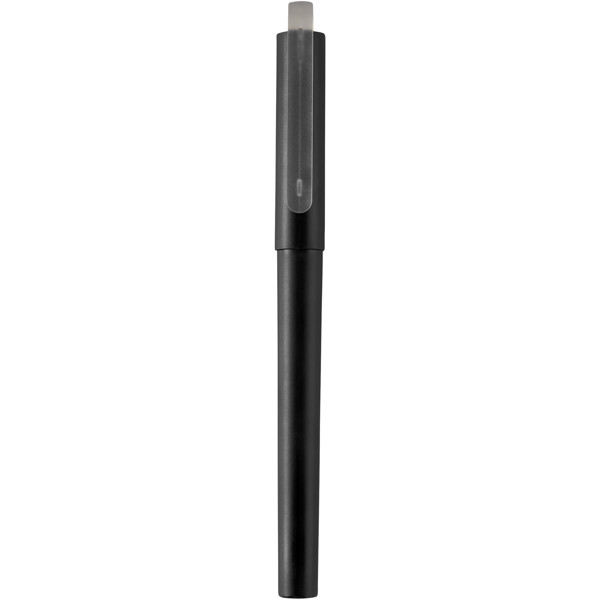 Mauna recycled PET gel rollerball pen (black ink) - Black
