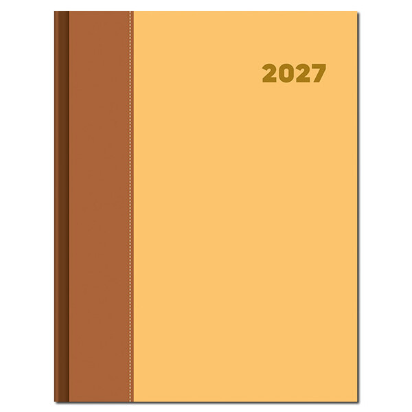 Manager diár A4 DOLCETTO hnedo zlatý 2027