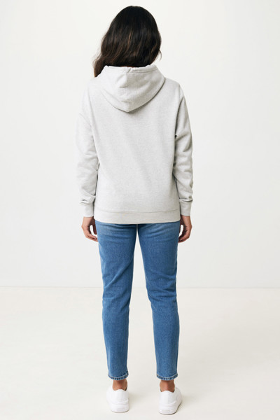 Lehká mikina s kapucí Iqoniq Rila z recykl. bavlny - Light Heather Grey / XXL