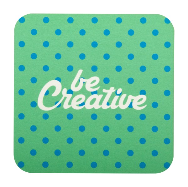 Paper Coaster CreaPint, Square - White