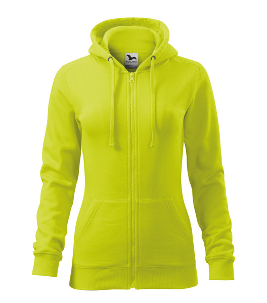 Mikina Dámská Malfini® Trendy Zipper - Limetková / M