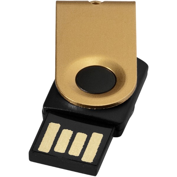 Mini clé USB - Doré / Noir / 32GB