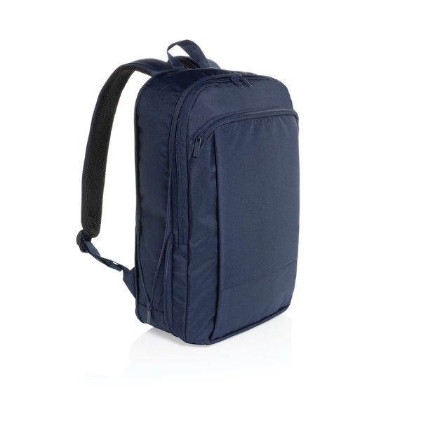 Sac à dos ordinateur 15,6 extensible en rPET Aware™ Flexpack - Bleu Marine