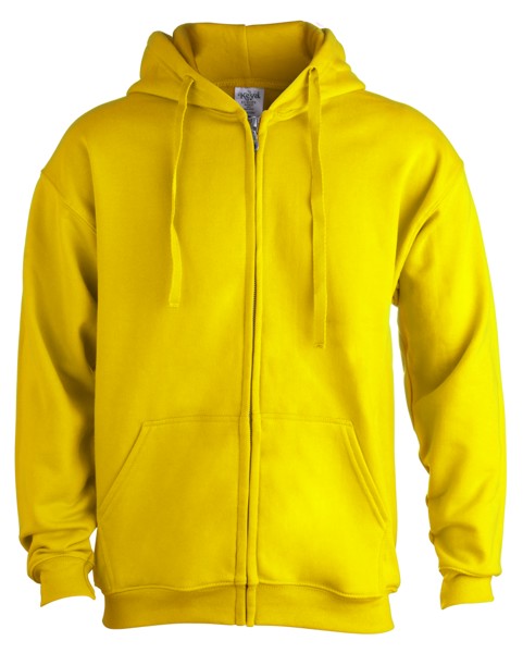 Sudadera Adulto Capucha + Cremallera "keya" SWZ280 - Amarillo / S