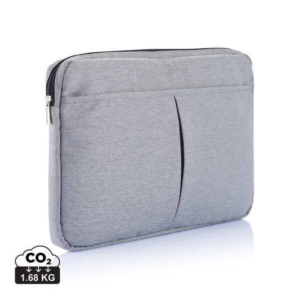 PVC vrije laptop hoes 15” - Grijs
