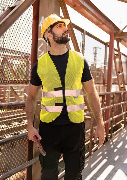 Mesh-Vest "Thessaloniki" - Yellow / XL