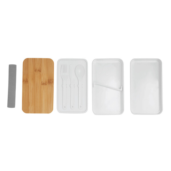 Lunch Box Double Level - White