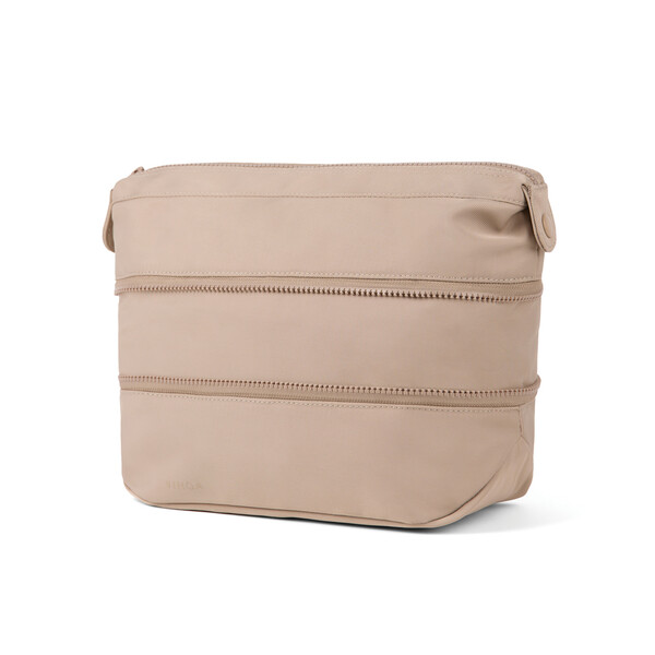 VINGA Baltimore Neo RCS expandable toiletry bag - Greige