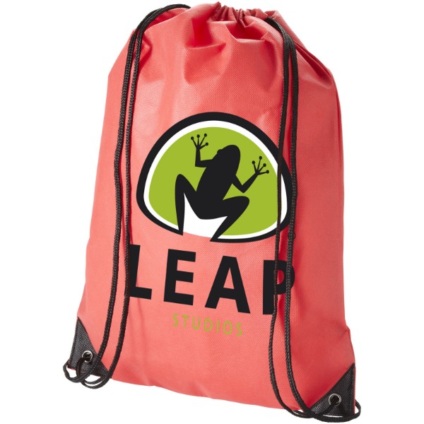 Sac à dos premium non tissé Eco 5L - Rouge