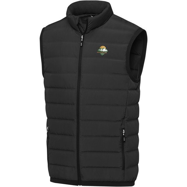 Caltha men's insulated down bodywarmer - Solid Black / XS