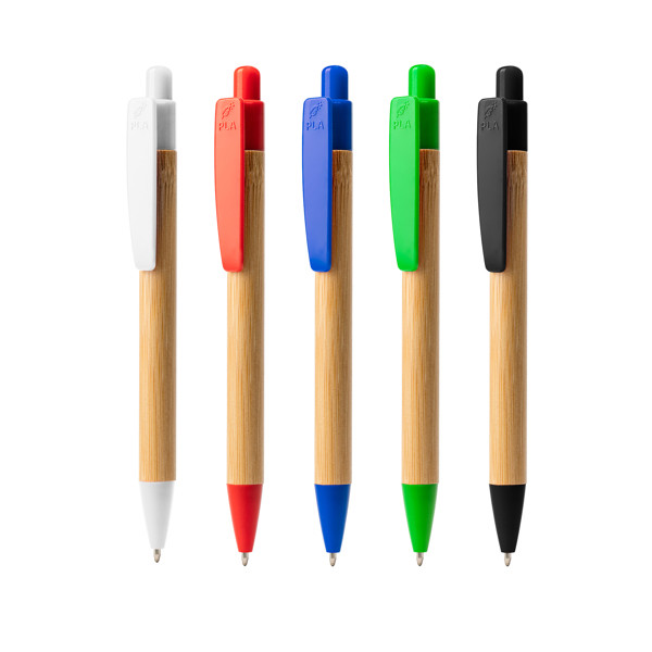 Ballpen Gildon - White / BLUE INK