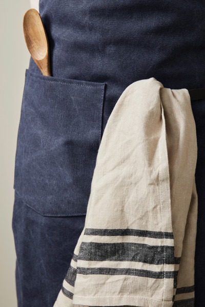 VINGA Tablier en toile recyclée GRS Tome - Bleu Marine