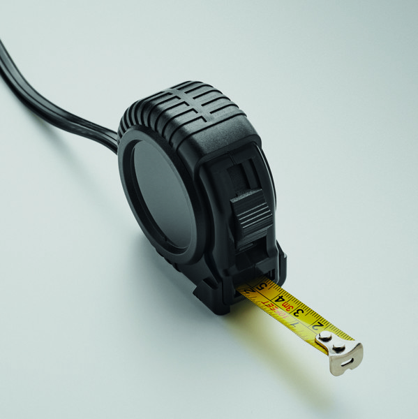 Mrtape measuring tape 3M, recycled ABS - Black