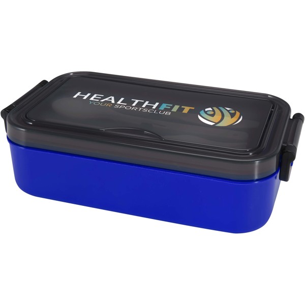 Lunch box et ensemble de couverts Snappy 1000 ml - Bleu