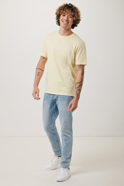 Tričko Iqoniq Brett z recykl. bavlny - Cream Yellow / XS