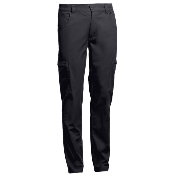 THC TALLINN. Cotton and elastane trousers - Black / XXL